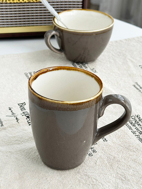 YASUKI Evangeline Vintage French-Inspired Ceramic Tea Cup from YASUKI