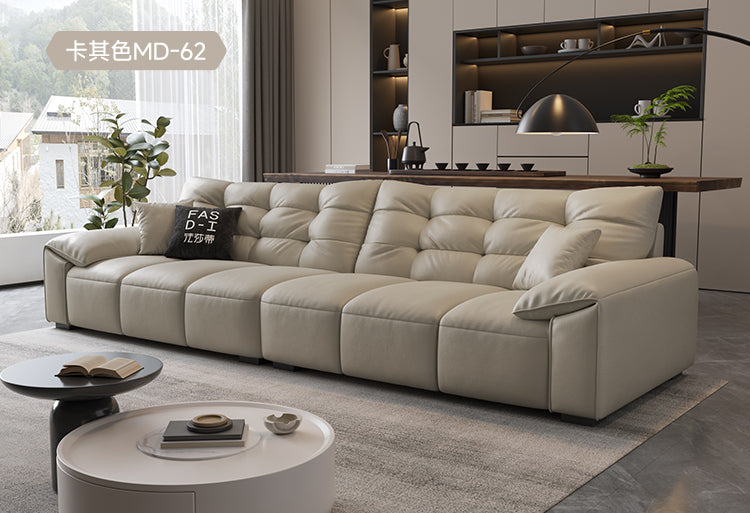 FASATI Leonardo Elegant Minimalist Leather Sofa from FASATI