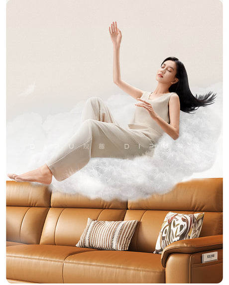 DIPU Zara Italian Cowhide Sofa from DIPU