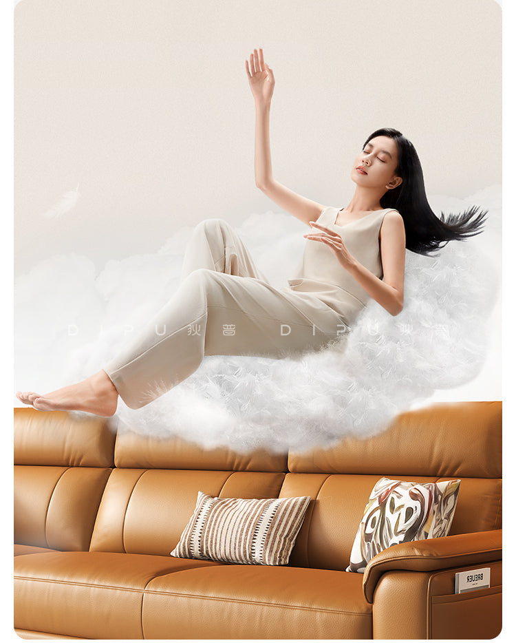 DIPU Zara Italian Cowhide Sofa from DIPU
