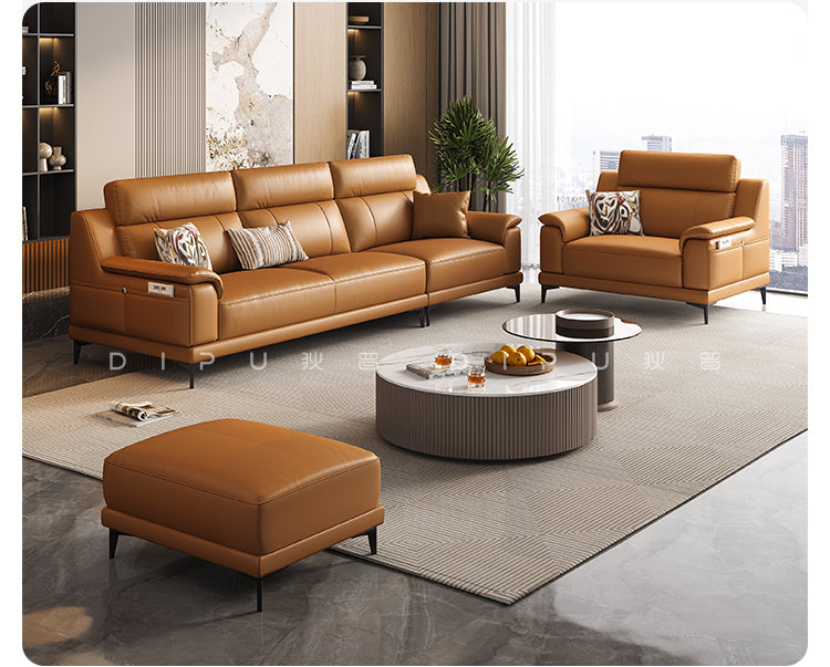DIPU Zara Italian Cowhide Sofa from DIPU