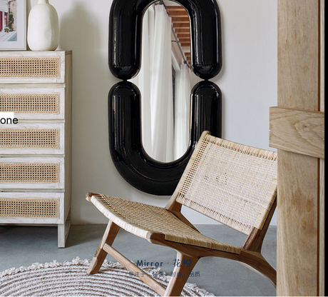 DENMARK Oliver Elegant Full-Body Cream Mirror from DENMARK