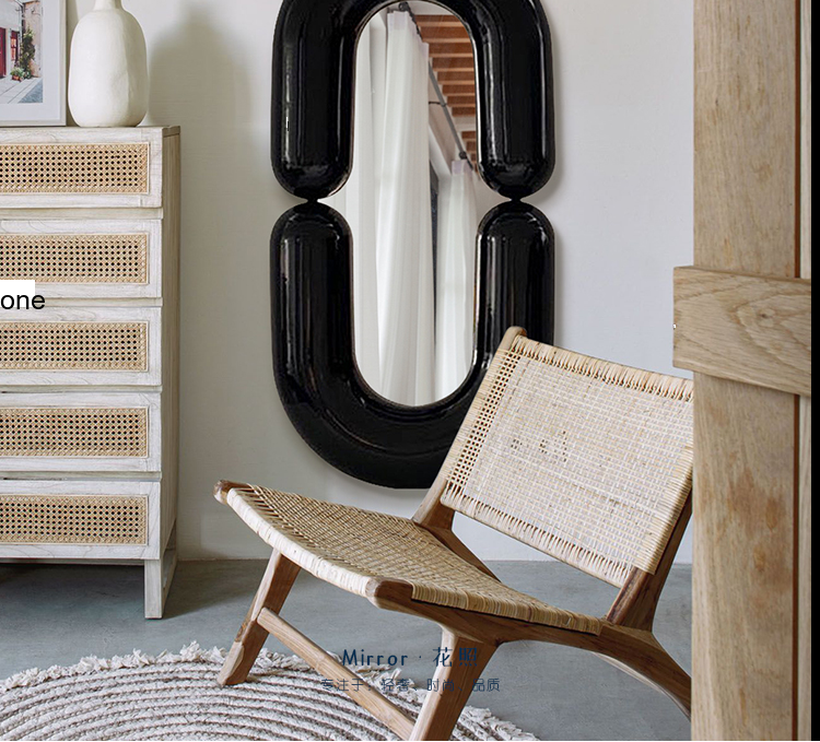 DENMARK Oliver Elegant Full-Body Cream Mirror from DENMARK