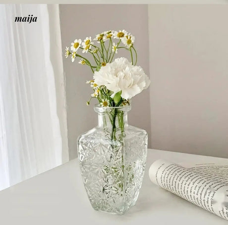 BANKE Retro Glossy Flower-Shaped Small Vase from BANKE