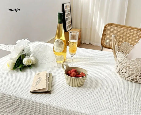 MAN YUE HOME Lace Tablecloth for French INS Style Dining Spaces from MAN YUE HOME