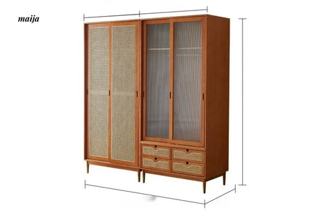 19 DREAM SPACE Solid Wood Sliding Door Wardrobe from 19 DREAM SPACE