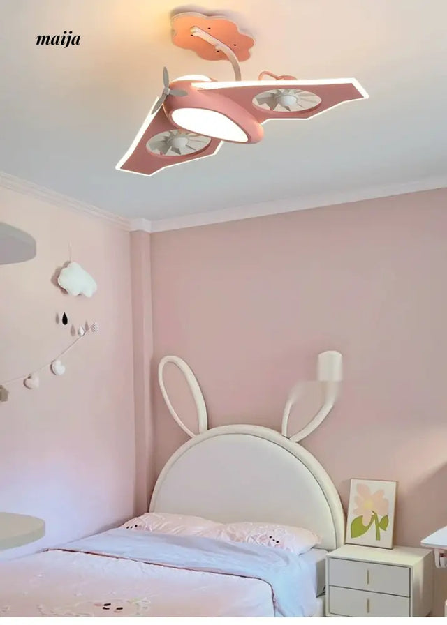GVG Helicopter Cartoon Air Fan Ceiling Lamp from GVG