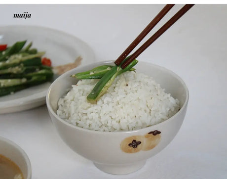 KAWATANI Japanese Ceramic Persimmon Gray Rice Bowl from kawatani