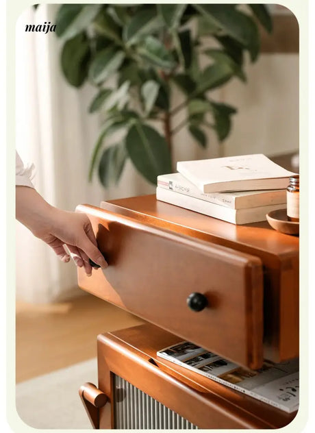 OCC Japanese Solid Wood Bedside Cabinet from OCC