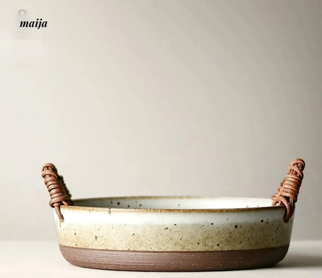 JOTO Retro Japanese Style Ceramic Fish Dish Tableware from JOTO