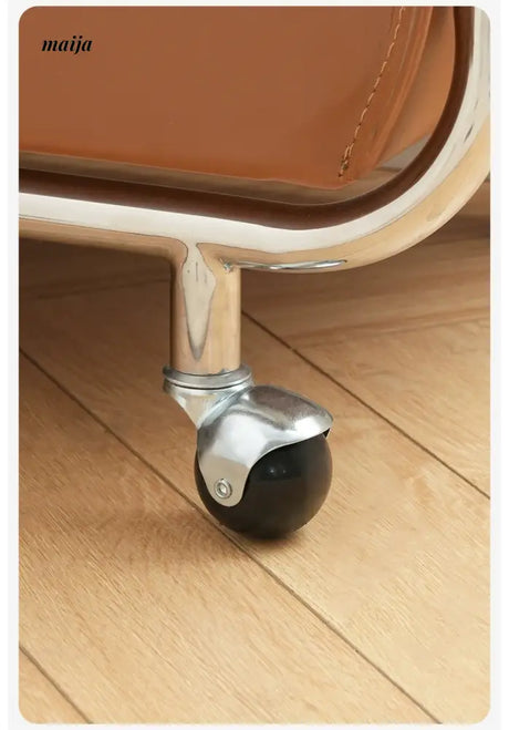LOWERLEFT Stainless Steel Leather Coat Rack from Lower Left