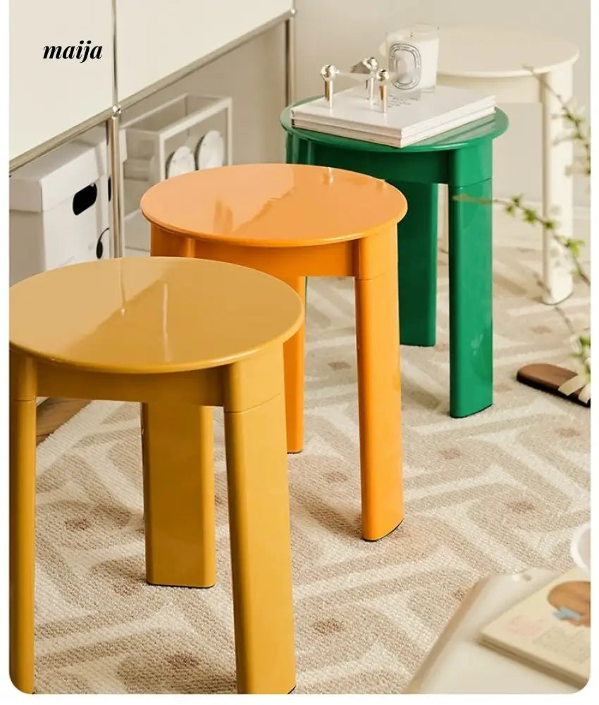 LOWERLEFT Designer Low Round Stool from HOBBYTREE