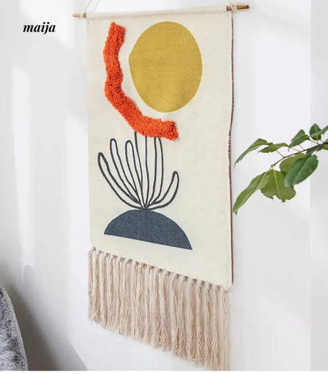 MAN YUE HOME Handmade Woven Tapestry for Bedroom or Living Room from JOINFIT