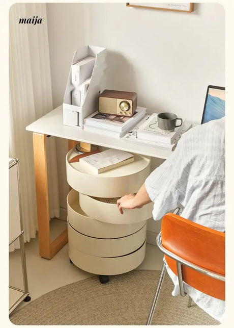 PUMPKIN BOX Nordic Solid Wood Double Desk from PUMPKIN BOX
