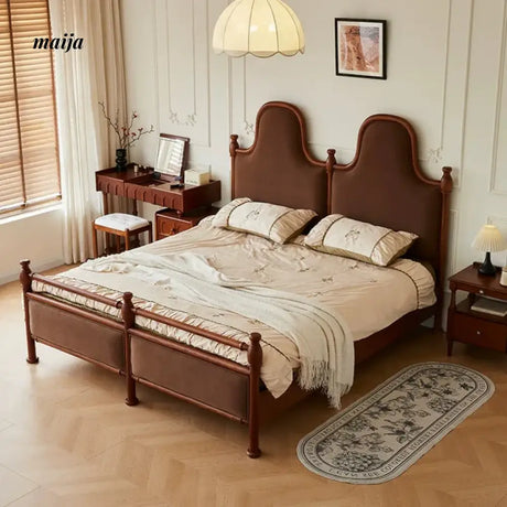 DOSMARS Hugo French Solid Wood Double Bed from DOSMARS