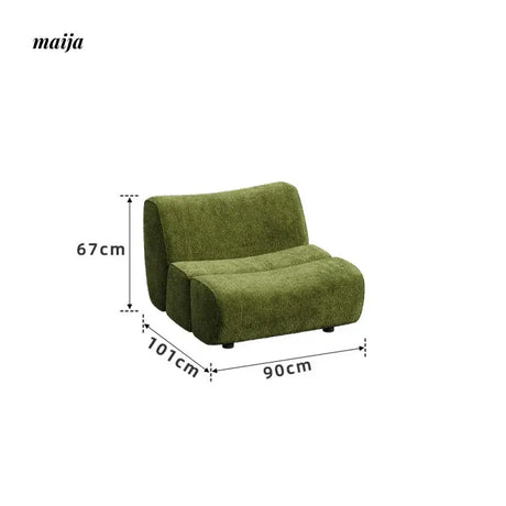 SMALL HIBISCUS Bamboo Modular Sofa from SMALL HIBISCUS