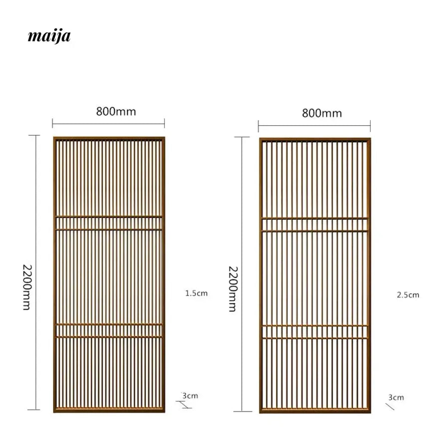 Cory Solid Wood Partition Wall from maija