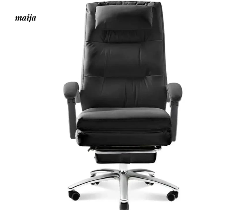 Black and White R3 Reclining Office Chair from Kaiyashi
