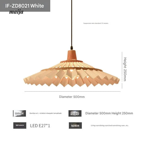 ZHONGSHAN Japanese Ceiling Lamp with Umbrella Design from ZHONGSHAN