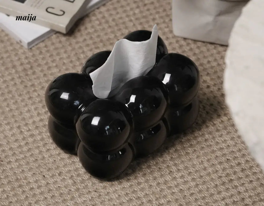 Marshmallow Ceramic Tissue Box from maija