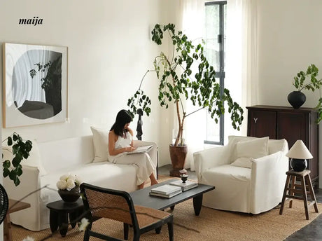 LILY WHITE Minimal Modern Scandinavian Artificial Plant from LILY WHITE