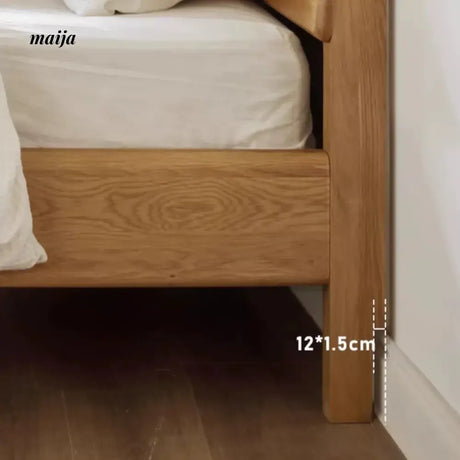 GENJI Flores Solid Wood Floating Bed from GENJI