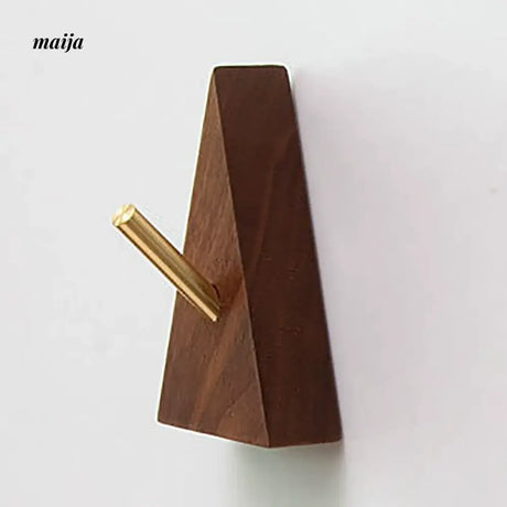 NHSJ Walnut Triangle Wall Hook from NHSJ