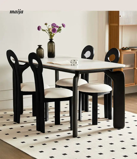 DOSMARS Louis Retro Rock Panel Dining Table from DOSMARS