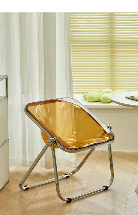 LAZYSPACE Noah Transparent Folding Chair from LAZYSPACE