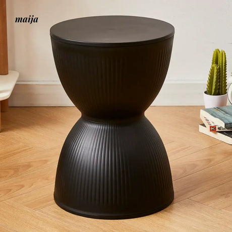 Pastel Hourglass Plastic Stool from Yishengtao