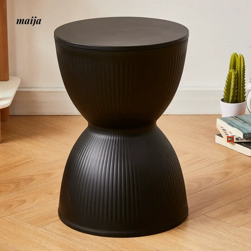 Pastel Hourglass Plastic Stool from Yishengtao