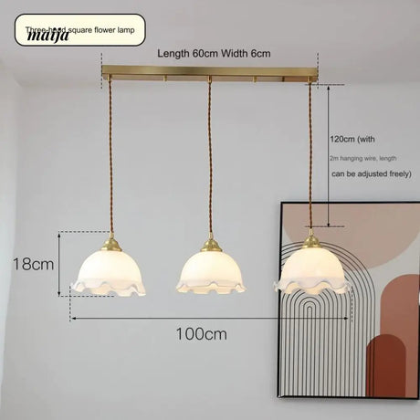 NANCY Antique Bauhaus Chandelier American Retro Style from NANCY