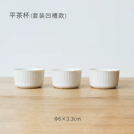 MUMO Mia White Porcelain Ceramic Tea Cup from MUMO