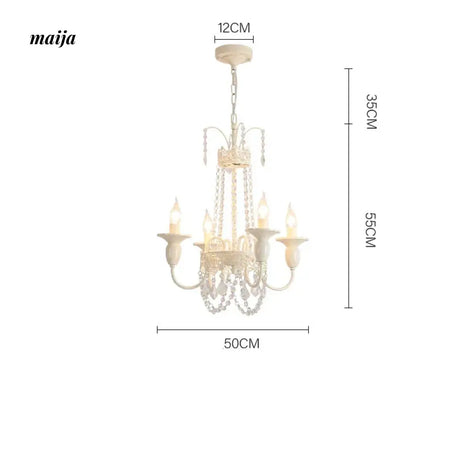 NANCY French Cream Style Crystal Chandelier from NANCY