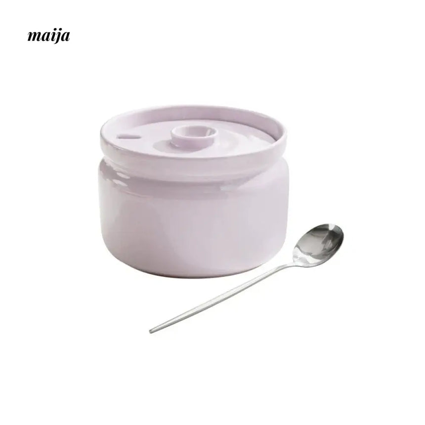 Pastel Ceramic Kitchen Oil and Seasoning Jar from maija