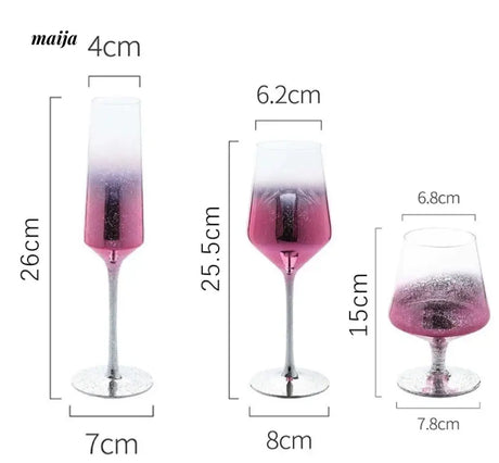 LIVETAI Starry Sky Wine Glass Set from maija