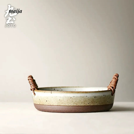 JOTO Retro Japanese Style Ceramic Fish Dish Tableware from JOTO