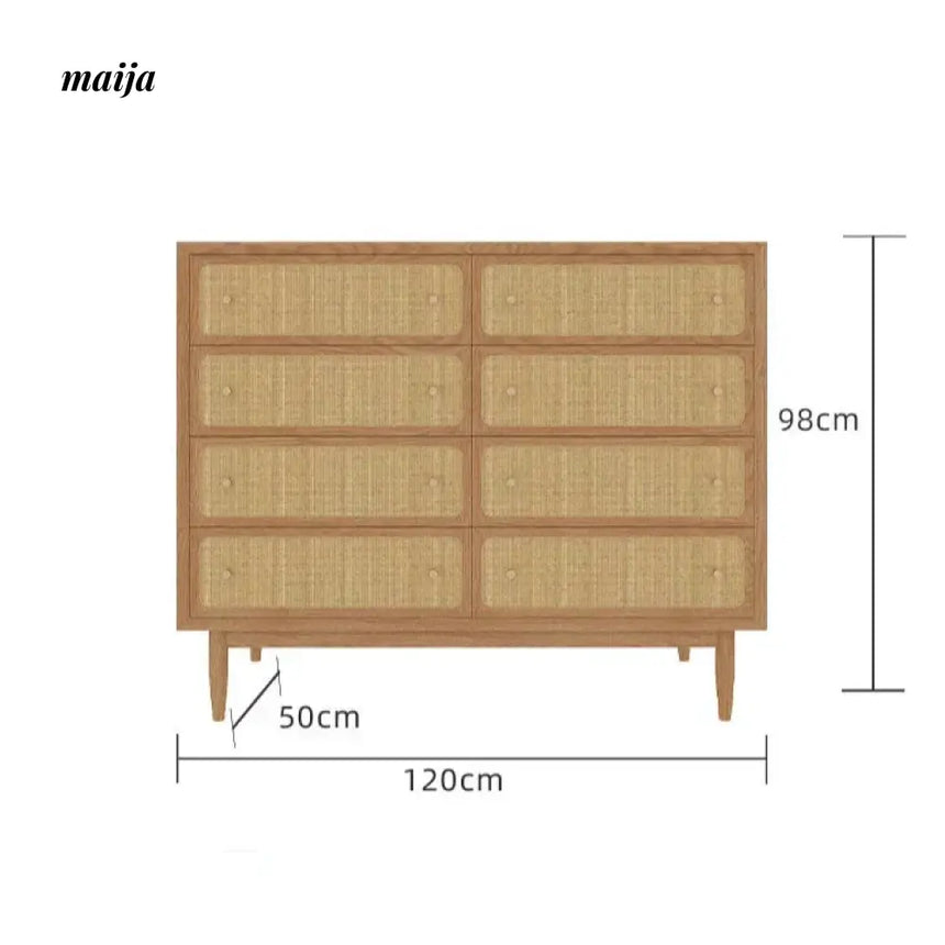 HARUNO Betty Rattan Drawer Cabinet from HARUNO