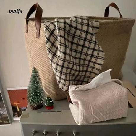 MUYE Square Woven Laundry Basket from MUYE