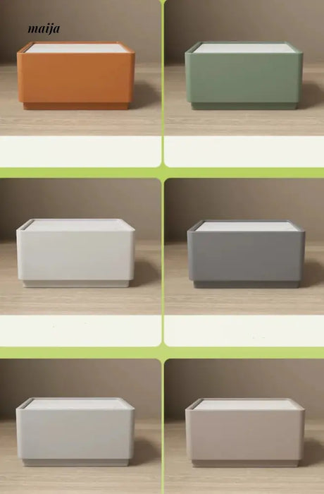 Building Block Bedside Table from Mufanli