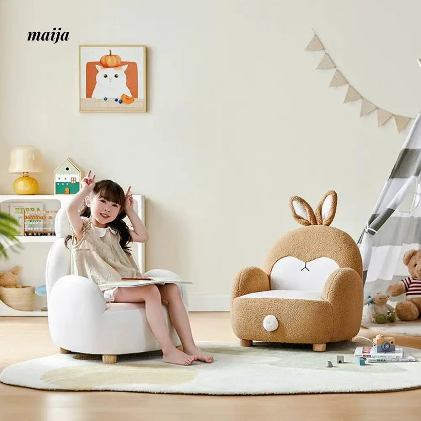 LINSYKIDS Cartoon Children's Reading Sofa from LINSY KIDS