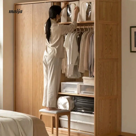 GENJI Hiba Solid Wood Sliding Door Wardrobe from GENJI