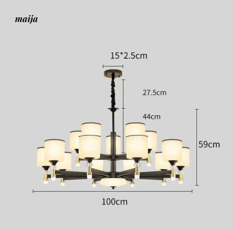GVG Wine Glass Ceiling Chandelier from GVG