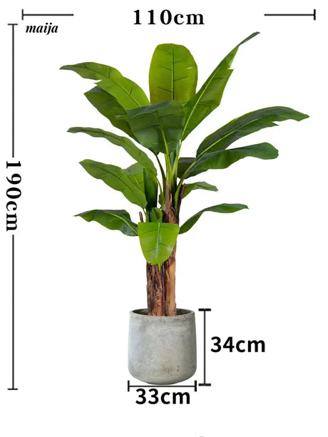 Artificial Large Leaf Banana Tree from maija