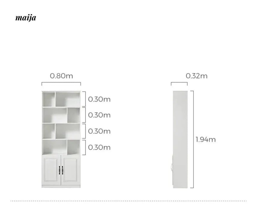 LINSYKIDS White Bookcase Cabinet JO1X from LINSY KIDS