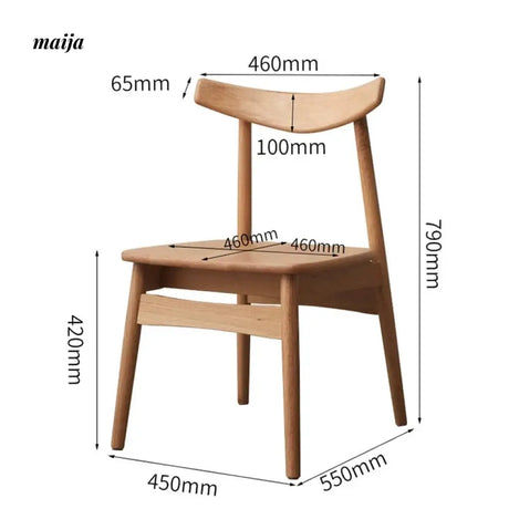XIXI Writers Solid Wood Chair from XIXI