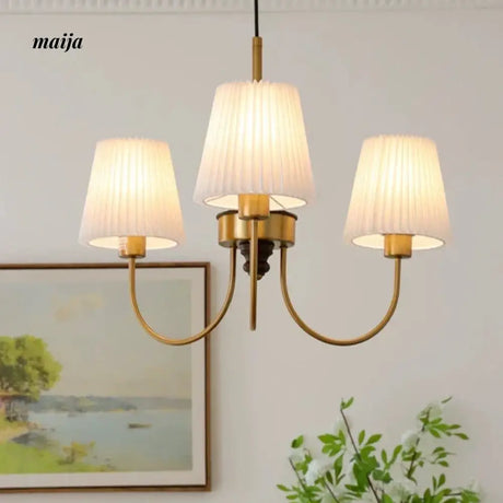 NANCY French Retro Chandelier Modern Bedroom Lamp from NANCY