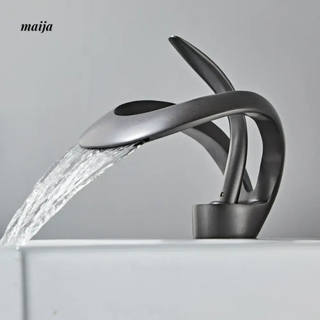 Crown Waterfall Basin Faucet from Kaiyashi