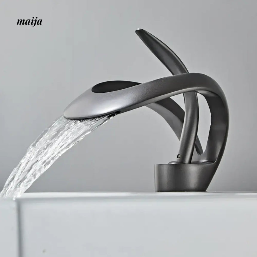 Crown Waterfall Basin Faucet from Kaiyashi