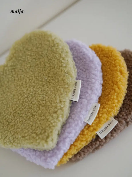 Fleece Heart Coaster from Wilde Früchte